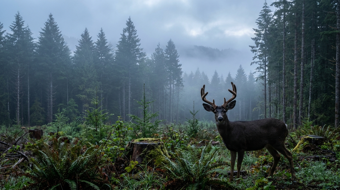 Archery Blacktail on Oregon's Siuslaw Unit: Public Land Bucks in the Coast Range Fog and Timber