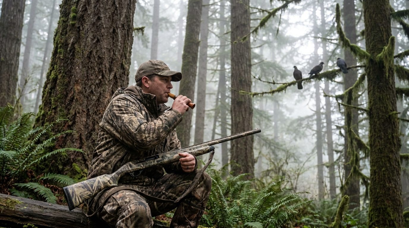 Band-Tailed Pigeon Hunting in Oregon's Coast Range: Tactics, Timing, and Finding the Flocks