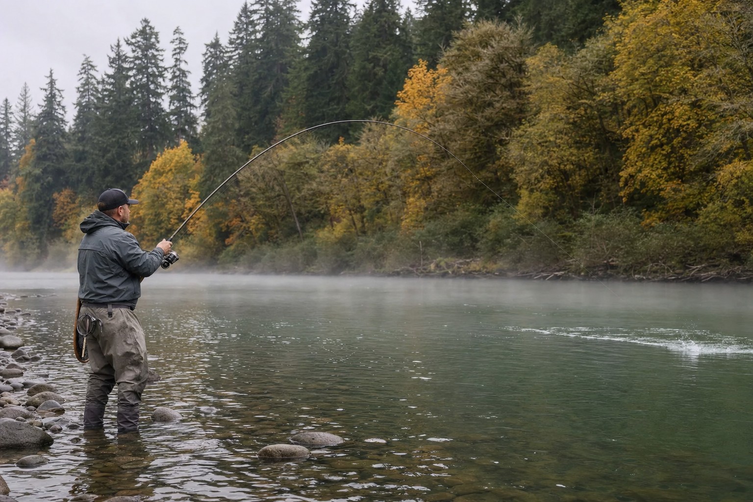 Clackamas River Fall Chinook Salmon: Bank Fishing Oregon's Best Portland-Area September Run