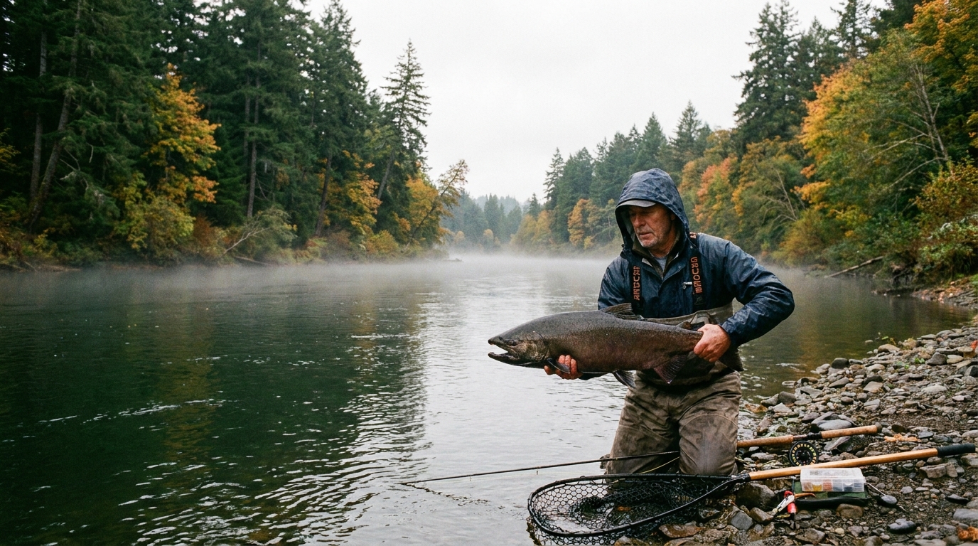 Coquille River Fall Chinook Salmon: Timing, Access, and Bank Fishing Tactics for Oregon's Best South Coast Run