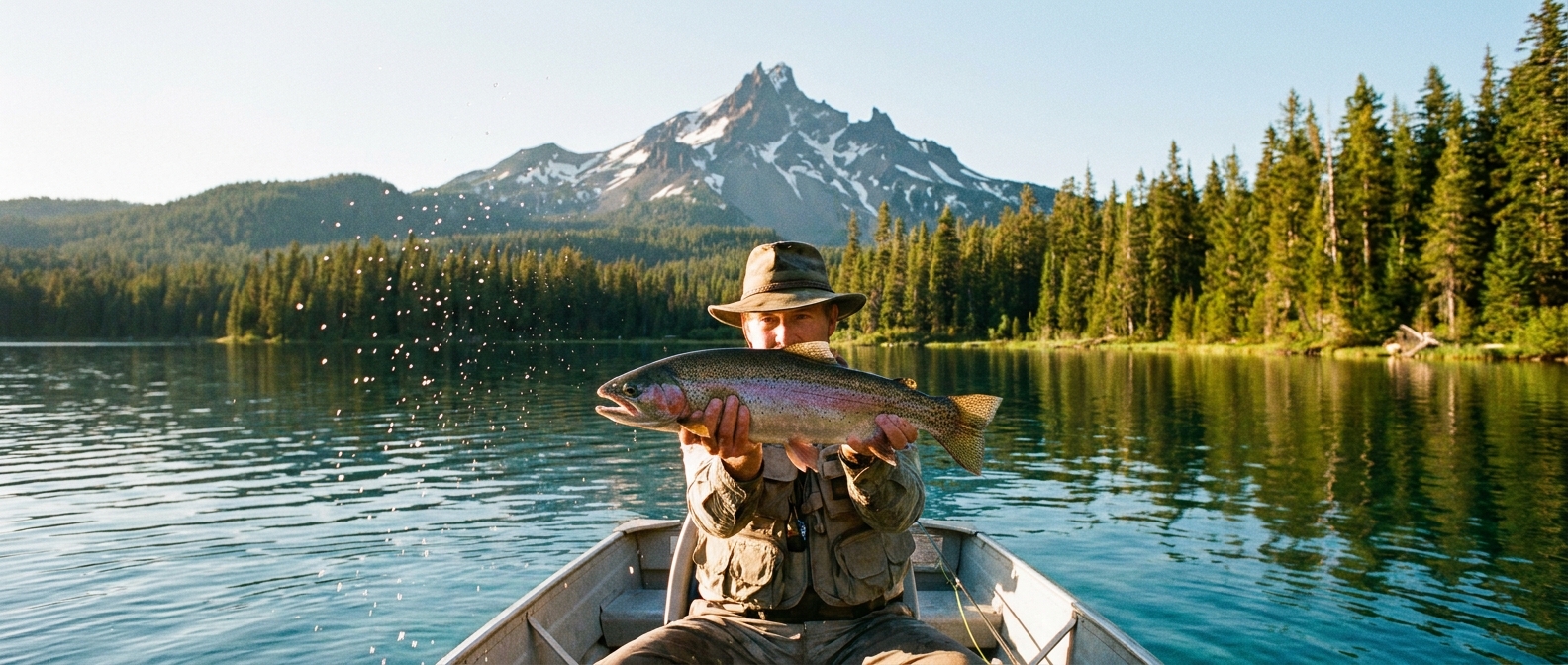 Diamond Lake Rainbow Trout: Summer Trolling Tactics for Oregon's Premier Volcanic Fishery