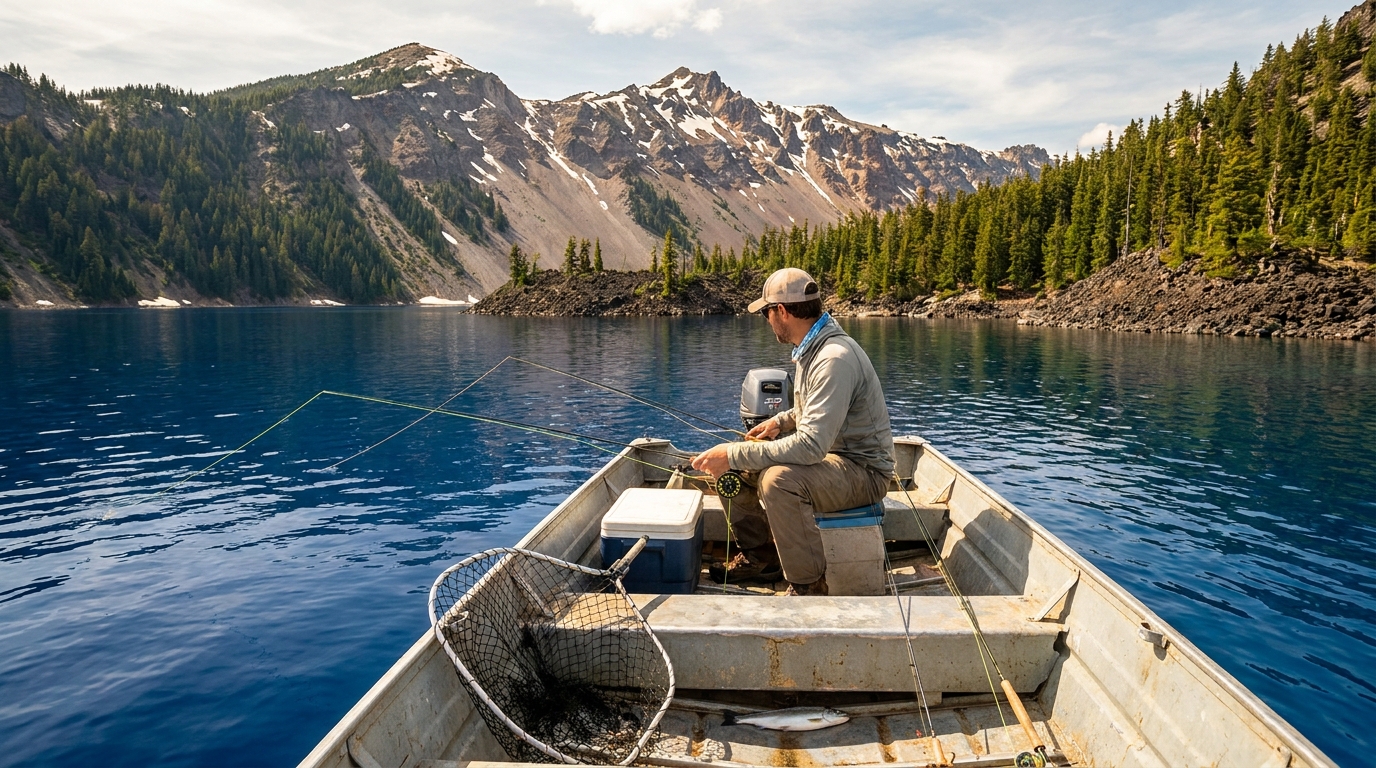East Lake Summer Fishing Guide: Kokanee, Rainbow Trout, and Trophy Browns in Newberry's Caldera