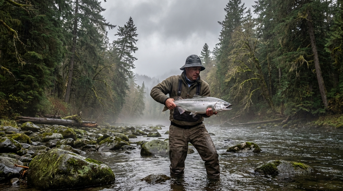 Fall Chum Salmon on Oregon's Kilchis and Miami Rivers: Tactics for the November Coastal Run