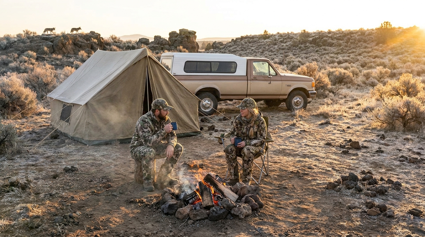 High Desert Howls: A Coyote Hunt with the Boys