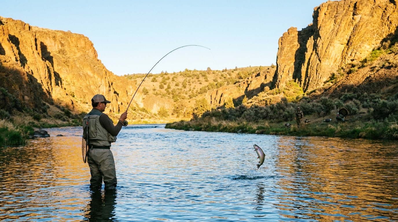 High Desert Turkey, Fly Fishing & Feasting on the Crooked River