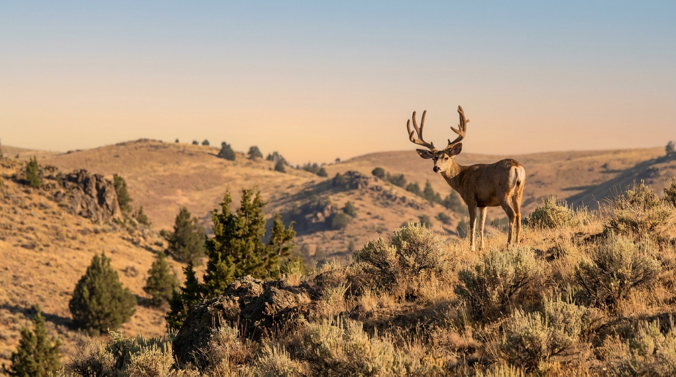 Late July Velvet Mule Deer Scouting in Eastern Oregon: Glass, Maps, and Moving Faster Than the Crowds