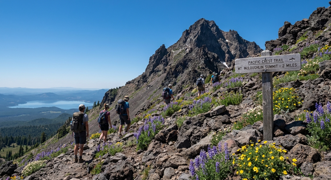 Mount McLoughlin: Summiting Southern Oregon’s Highest Volcano and Camping the PCT
