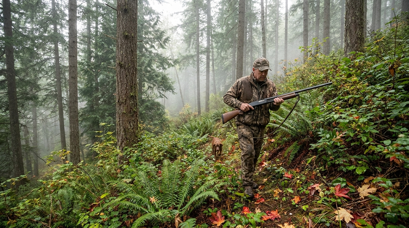 Mountain Quail Hunting in Oregon's Western Cascades