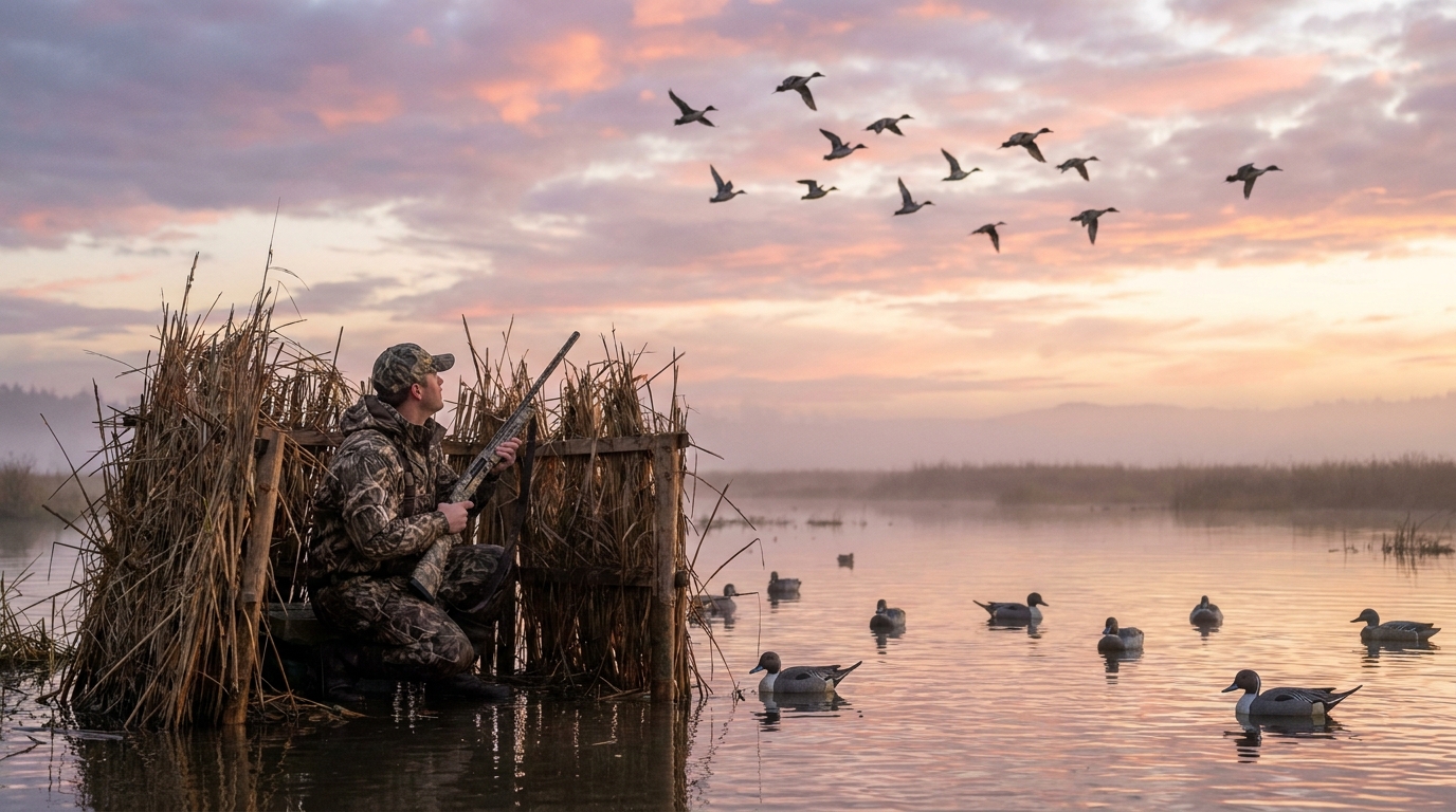 Northern Pintail Duck Hunting on Oregon's Pacific Flyway: Season Dates, Limits, and Decoy Tactics