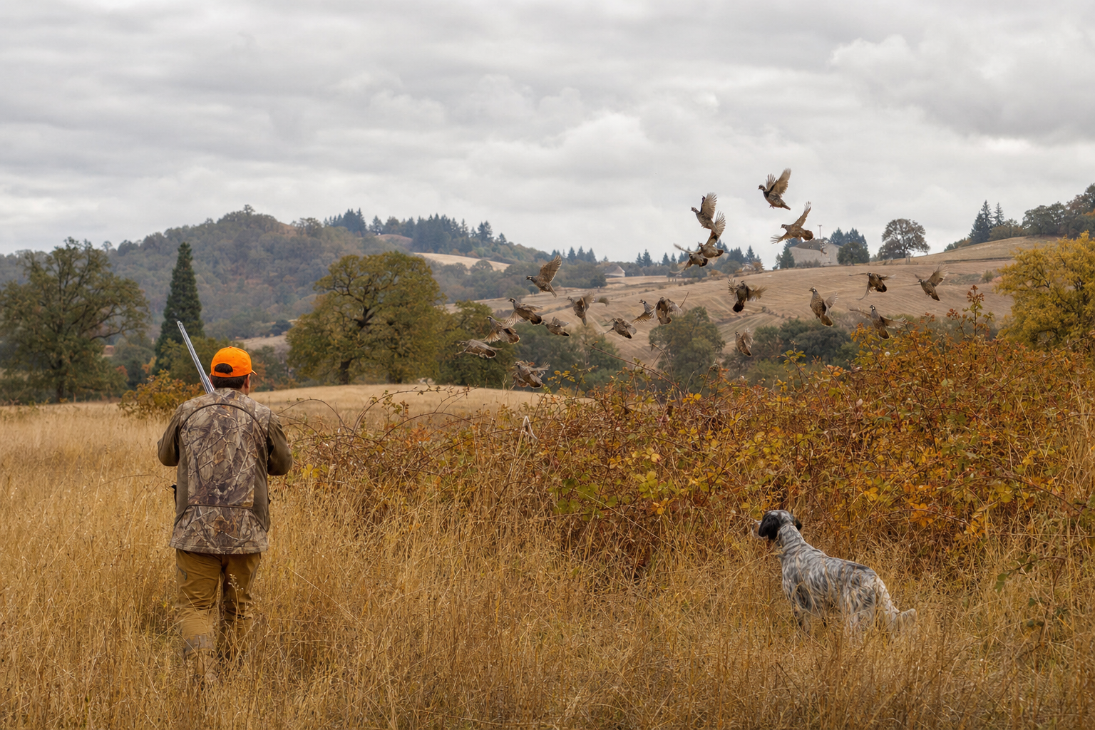 Oregon Valley Quail Hunting: Willamette Valley Brush and Farmland Tactics for the State's Most Accessible Upland Bird