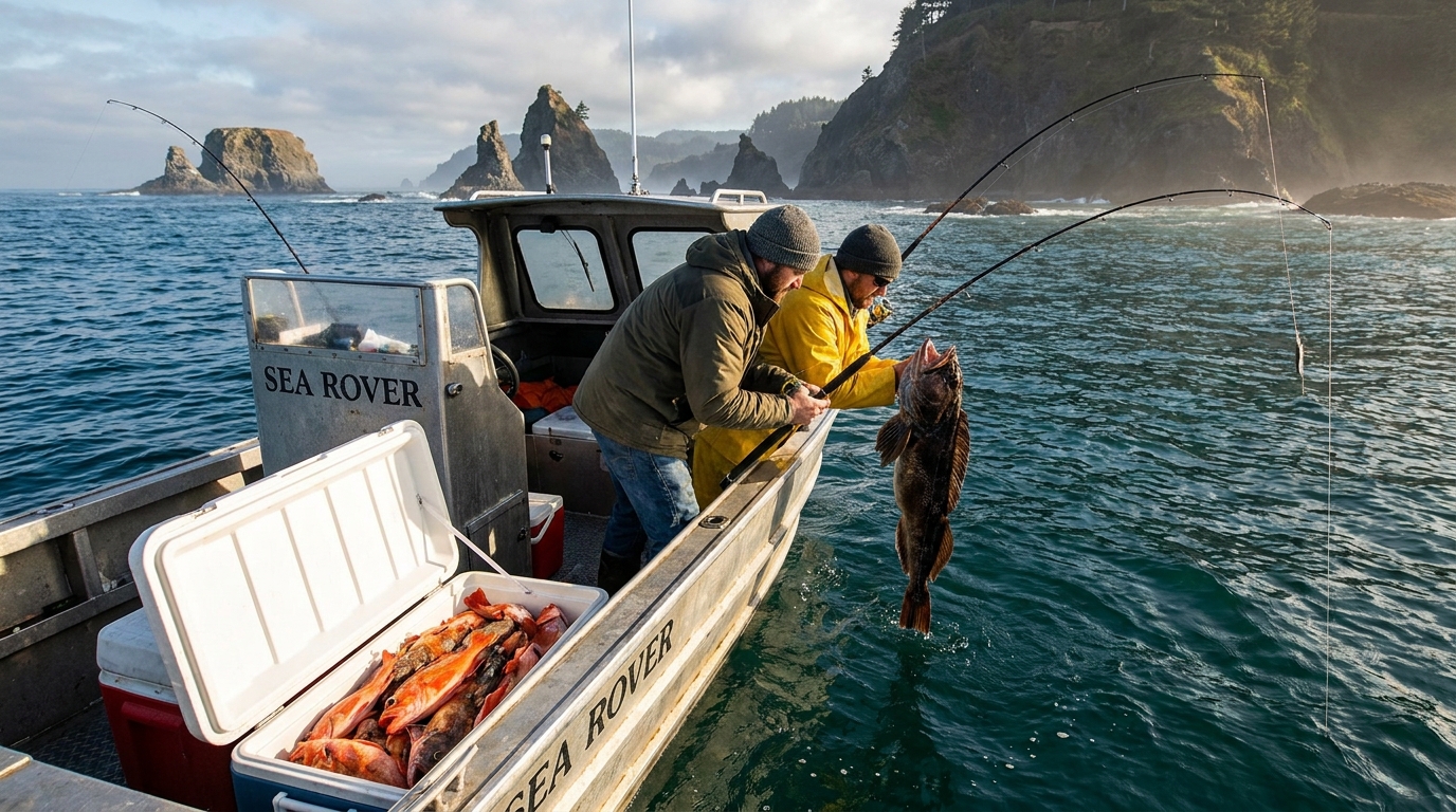 Oregon Nearshore Rockfish and Lingcod: A Boater's Guide to Summer Bottom Fishing the Pacific Coast
