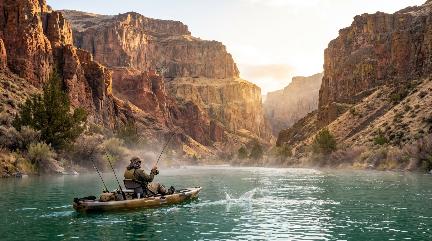 Summer Smallmouth Bass on the Owyhee River: Kayak and Wade Fishing Oregon's Canyon Country