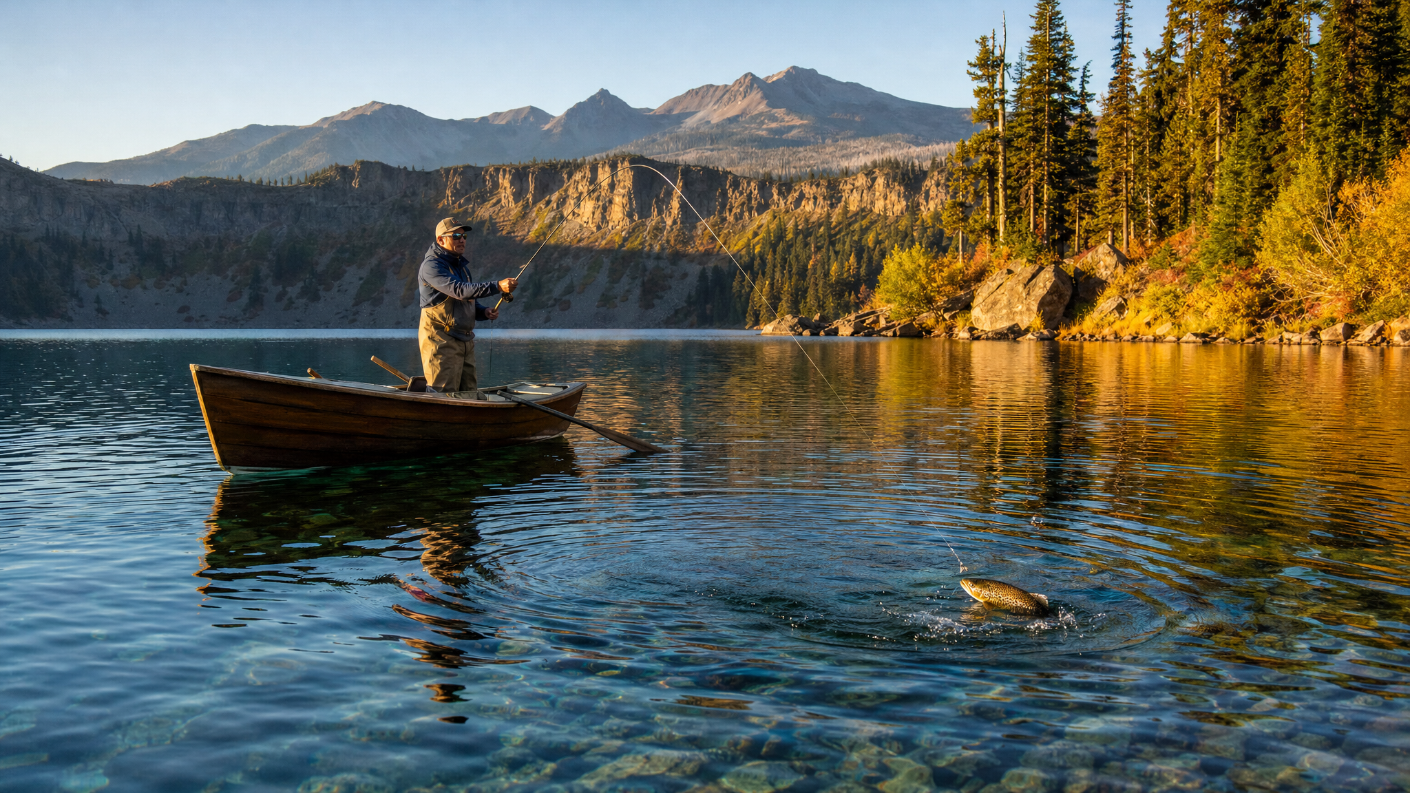Paulina Lake Fall Brown Trout: Trolling and Fly Fishing Newberry Crater's High Desert Alpine Gem