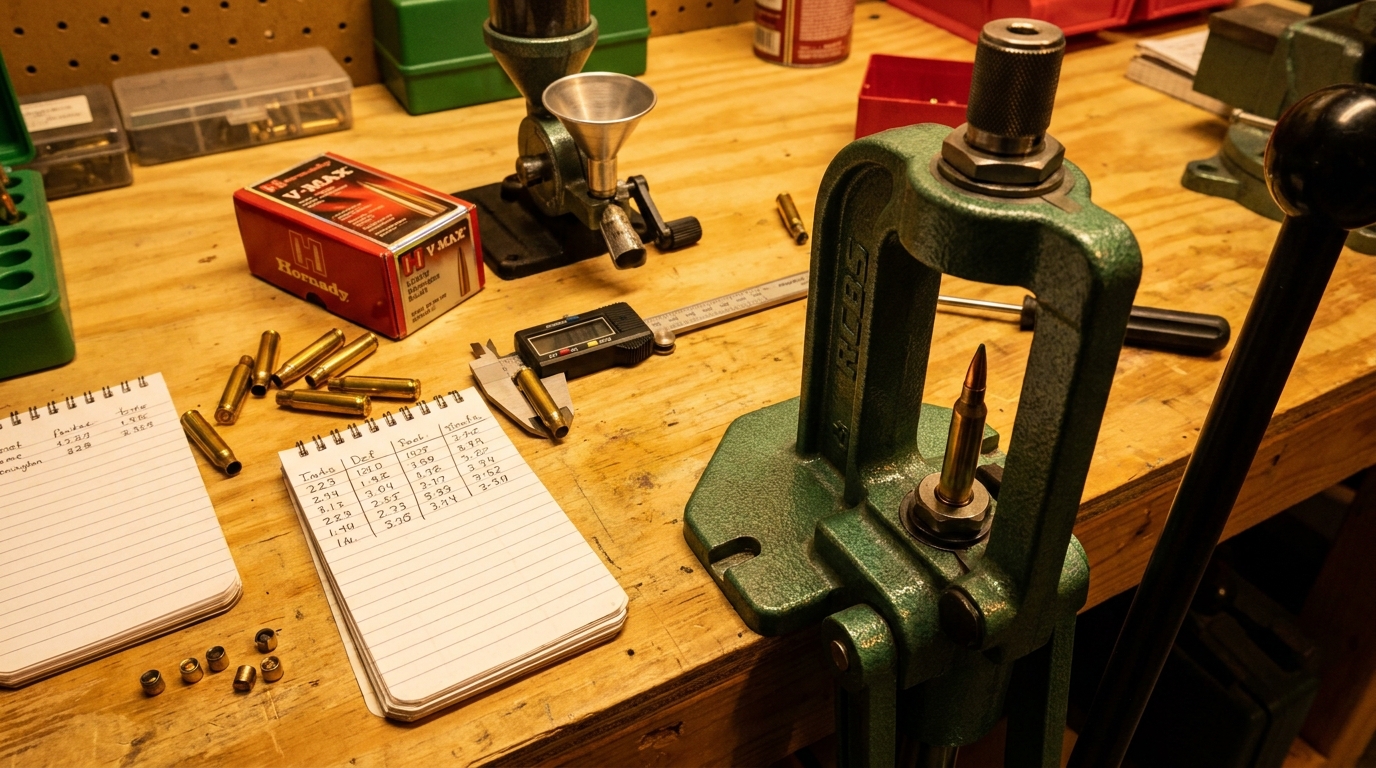 Reloading .223 Remington for Varmint Shooting: Powder Selection, Bullet Weights, and High-Volume Load Data