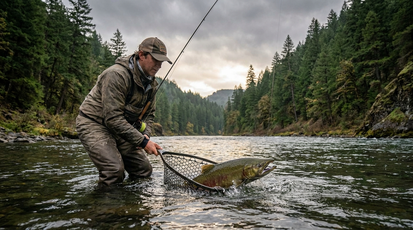 Sandy River Fall Chinook: Early Run Bank Fishing Before the September Rush