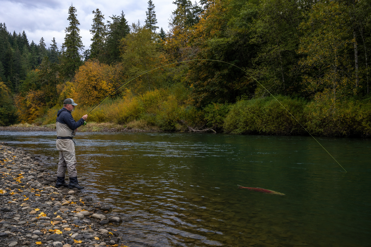 Siletz River Fall Chinook Salmon: Lincoln County's Most Accessible September Bank Fishery