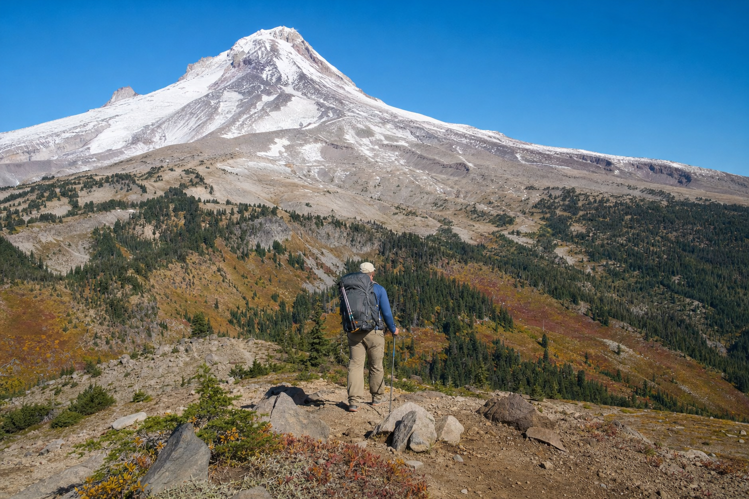 Timberline Trail Circumnavigation: Hiking Mount Hood's Complete Loop Before October Snow