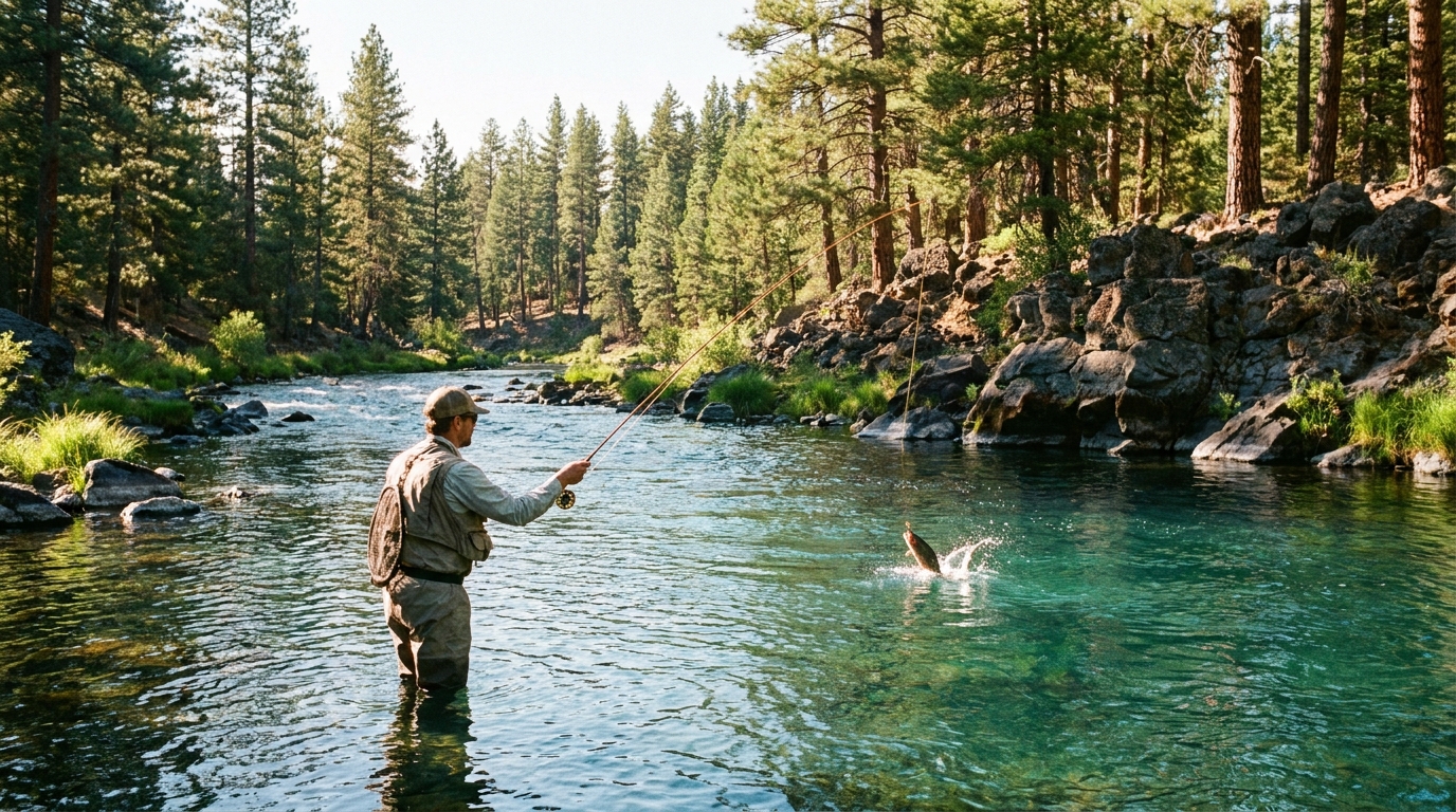 Upper Deschutes River Redband Trout: Summer Dry Fly Tactics Above Bend