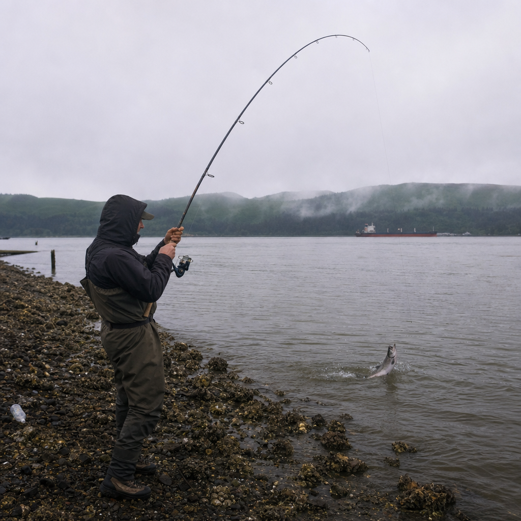 Youngs Bay Fall Chinook: Bank Fishing Oregon's Astoria-Area September Run